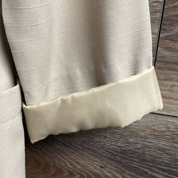 Cristin Stevens Ladies Button Front Blazer Jacket, Size Small, Tan, Vintage - Picture 6 of 12